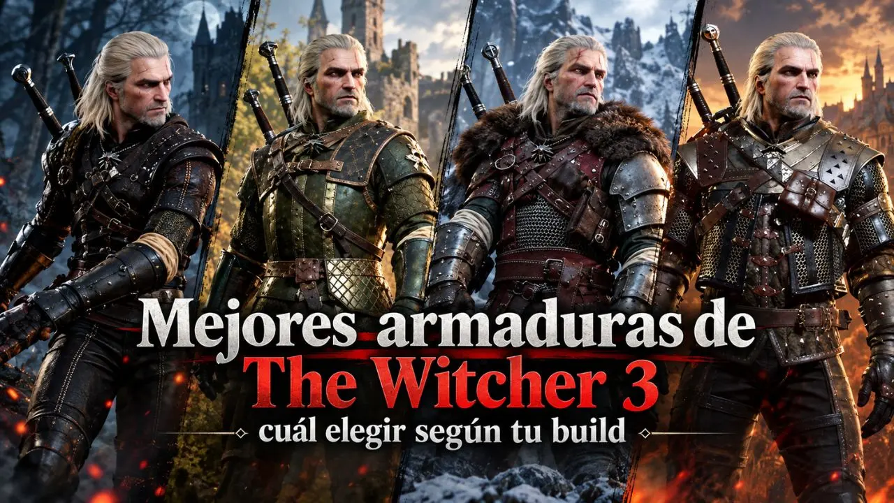 Mejores armaduras de The Witcher 3: cuál elegir según tu build